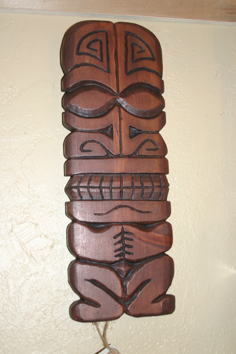 Mark 2 wall carving by Tiki King