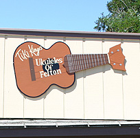 Tiki King's ukuleles of felton
